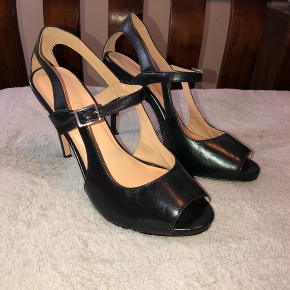 JOAN OLOFF Gigi Mary Jane High-Heel Sandals Sz 8.5 - Picture 2 of 12